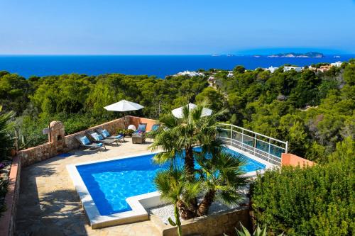 Cala Vadella Villa | CAN COSTA Amazing view of sunset in Cala Vadella beach