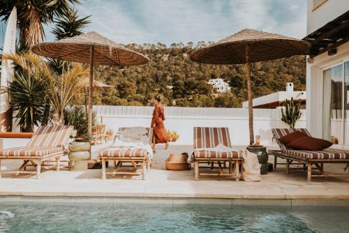 Cala Vadella Villa | Casa Stellar - boutique villa with private pool and sea view - sustainably solar powered