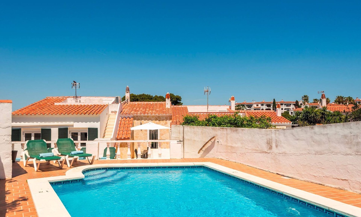 Cala en Porter Apartment | El Escape - Terrace and swimming pool - Menorca