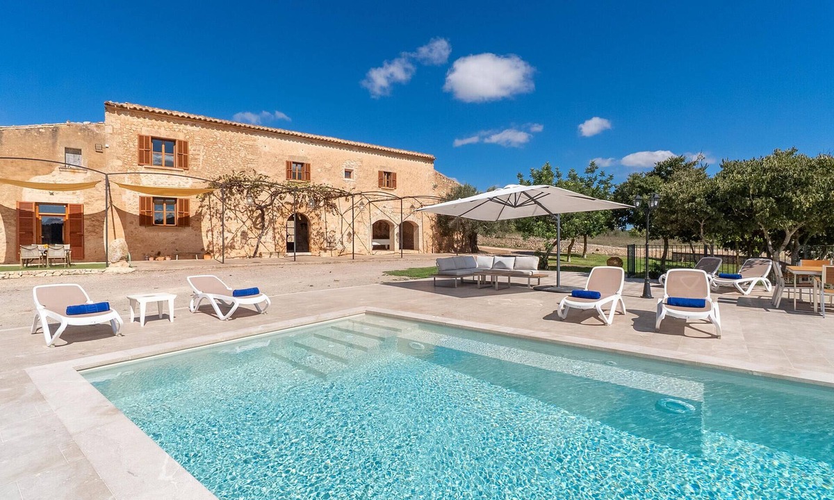 Son Antem House | Gorgeous home in Llucmajor with private swimming pool, can be inside or outside