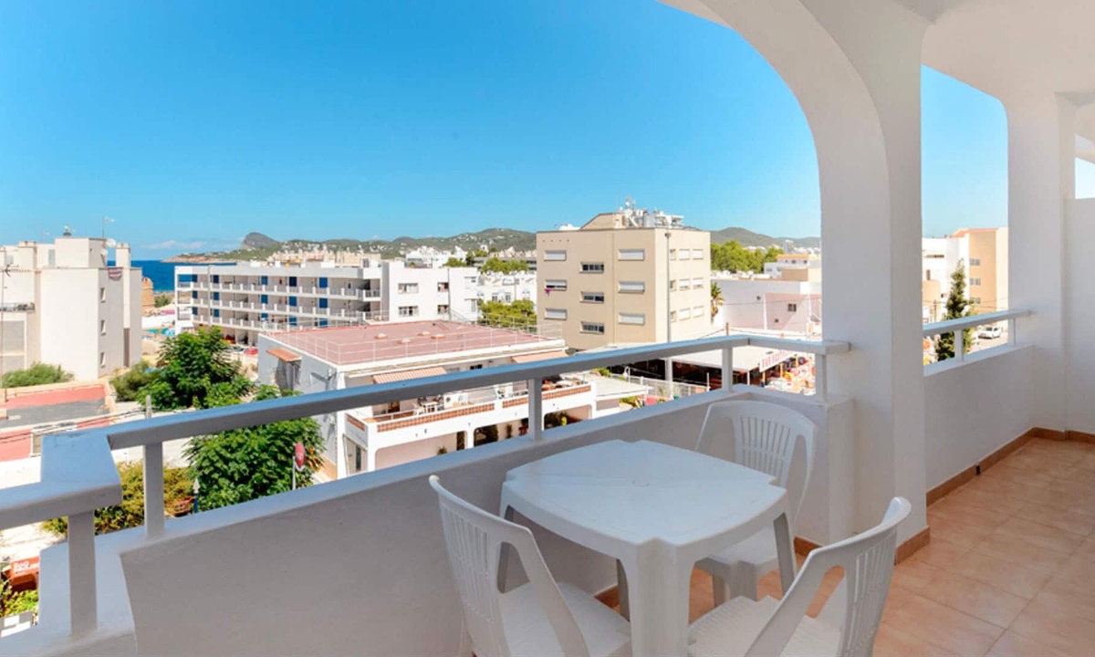 San Antonio Bay Apartment | Homerez - Nice apartement for 3 ppl. with shared pool at Sant Josep de sa Talaia