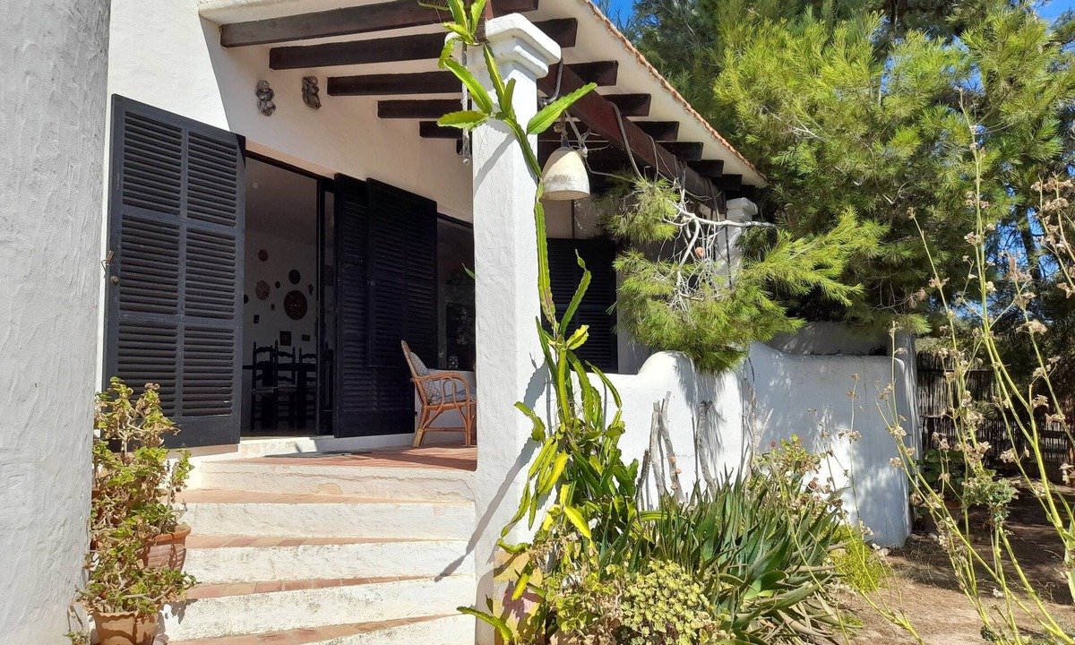 Sant Francesc Xavier House | House 200m from the sea with large terrace, sea views, air conditioning, garden, max 6 pax
