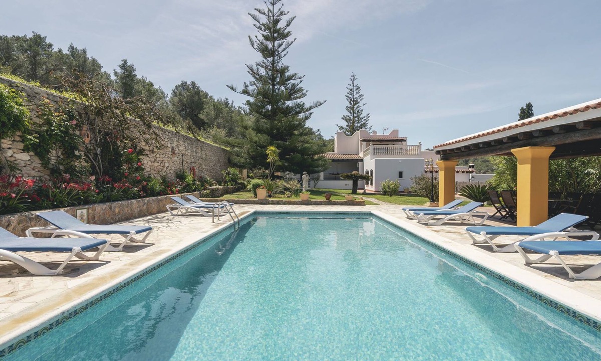 Santa Eulalia del Rio Villa | Mansion in Ibiza with Pool near Sandy Beach