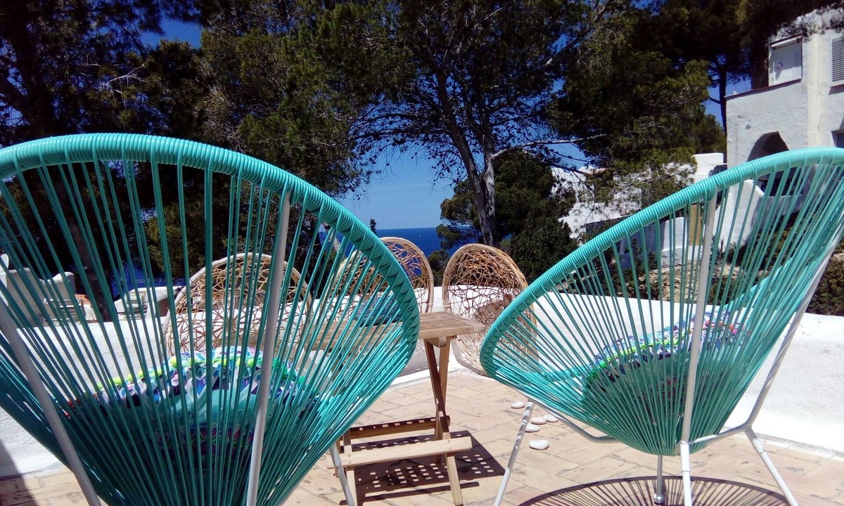 Cala Vadella House | Na Sabina.Boho chic deco by Interhome