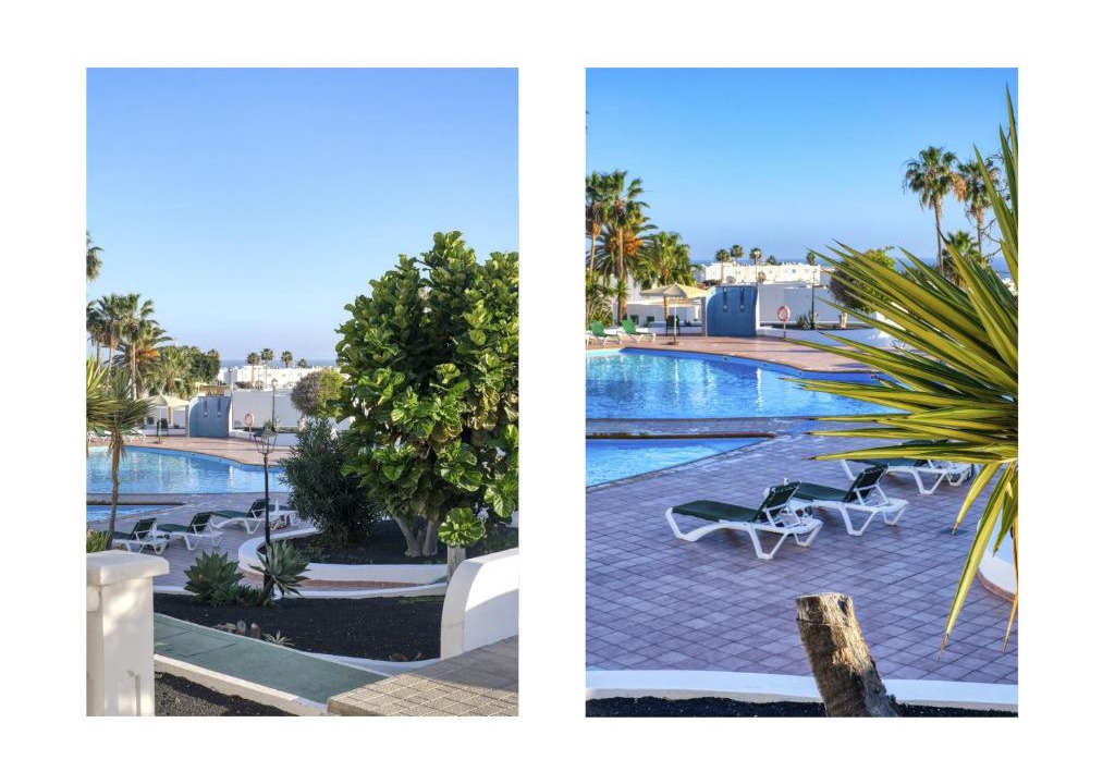 Los Mojones House | Sky and Sea Loma Verde - Pool and terrace with sea view - By Lanzarote Vacation Homes