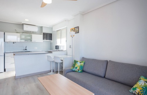 Mareny Barraquetes Apartment | Beachfront Apartment 25 Minutes from Valencia with Shared Pool