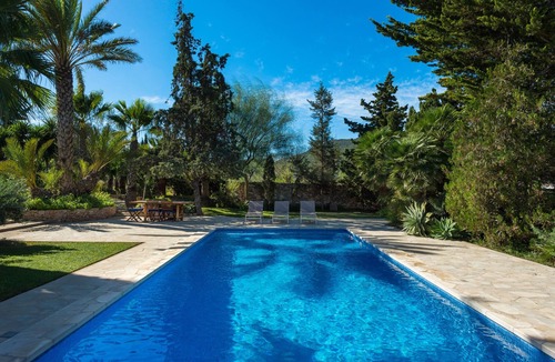 Sant Josep de sa Talaia Villa | Beautiful Villa La Vila with Pool, Garden, Terraces, Air Conditioning