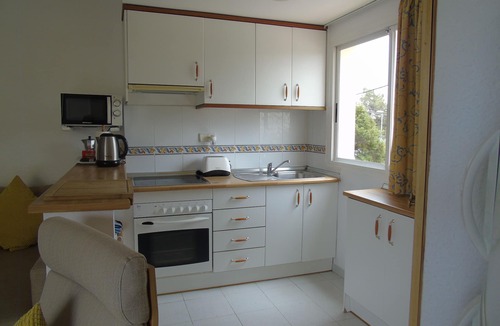 San Antonio Bay Apartment | Comfortable spacious apt with sea view and AC.