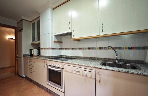 Sanxenxo Apartment | Desconectaengalicia Miraflores swimming pool and sea view