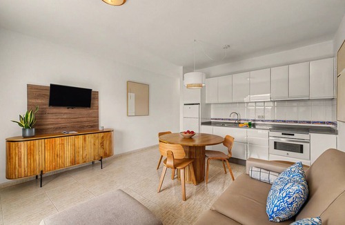 Arrieta Apartment | Holiday Apartment “Callao Beach 9” with Mountain View, Terrace & Wi-Fi