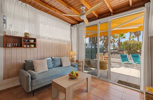 Puerto del Carmen Apartment | Holiday Apartment 'Estudio Sherazad' with Private Garden and Wi-Fi