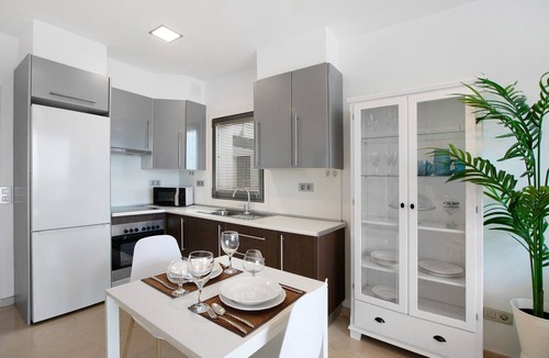 Tabaiba Apartment | Holiday Apartment 'Mirador Terrazas Del Mar' with Shared Pool and Air Conditioning