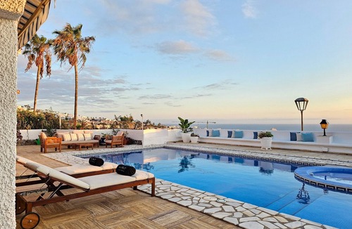 Costa Adeje Villa | Holiday Home "Karat La Armonia" with Sea Views, Private Pool and Wi-Fi
