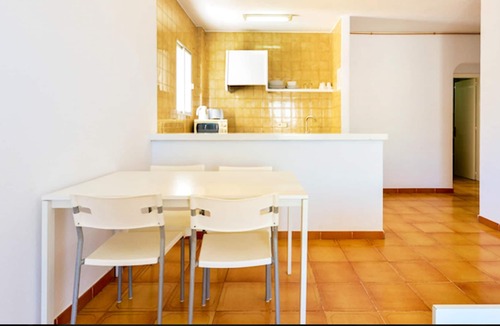 San Antonio Bay Apartment | Homerez - Apartment for 3 pers. with shared pool and sea view