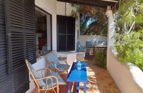 Sant Francesc Xavier House | House 200m from the sea with large terrace, sea views, air conditioning, garden, max 6 pax