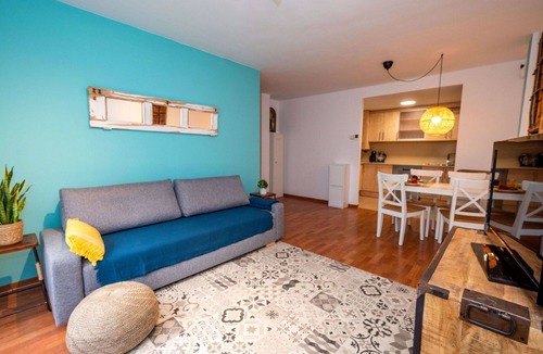 Malgrat de Mar Apartment | Lovely apartment for 3 guests with A/C, WIFI, TV and balcony