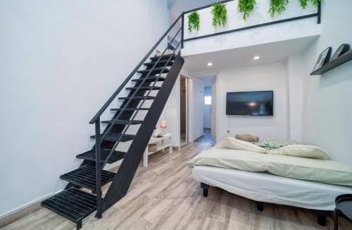 Pueblo Nuevo Apartment | M4 Loft CasaCafeMadrid para 6 personas cerca del Centro de Madrid