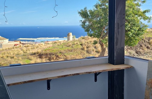 Santa Cruz de Tenerife Apartment | Micaela Cave. Swimming pool in cave and sea views.