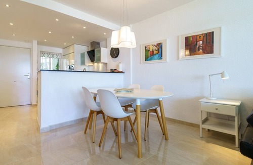Mijas Apartment | "Mijas Costa Modern 2 Bed Apartment" with Sea & Mountain View, Pool & Garden