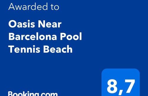 Sant Andreu de Llavaneres Apartment | Oasis Near Barcelona Pool Tennis Beach