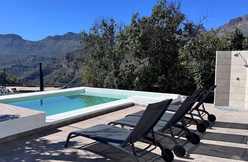 Risco Blanco Ski Chalet | Palmeral de Taidía - Casa 7 with Mountain View, Wi-Fi and Air Conditioning
