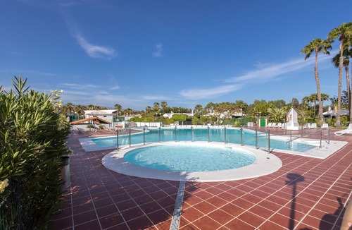 Maspalomas Ski Chalet | Private Solarium Garden Bungalow
