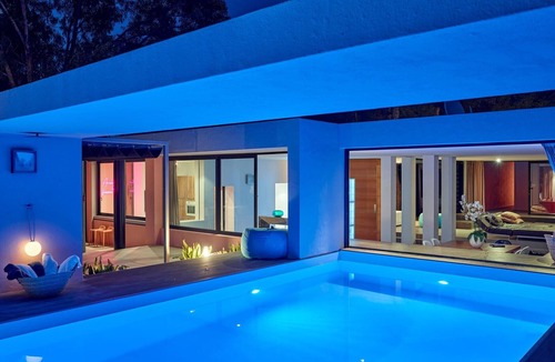Cala Vadella Villa | Villa Ibiza with Sea View, Sunset, Wi-Fi, and Air Conditioning