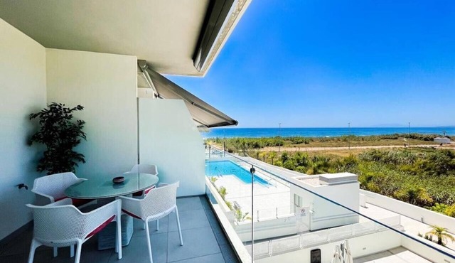 Apartment "Panorama II" Near the Beach with Sea View and Pool