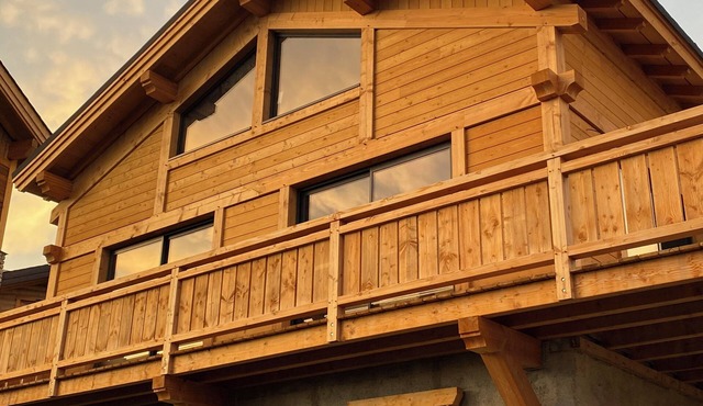 Chalet deS Amy et sa Terrasse au Pied de la Station Pour 8/10 Personnes