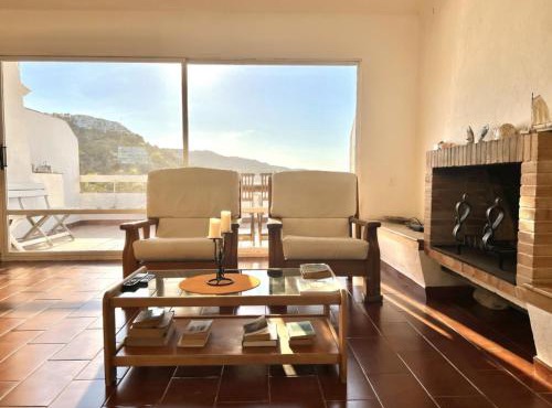 Duplex & terrace & great sea views & Private Beach