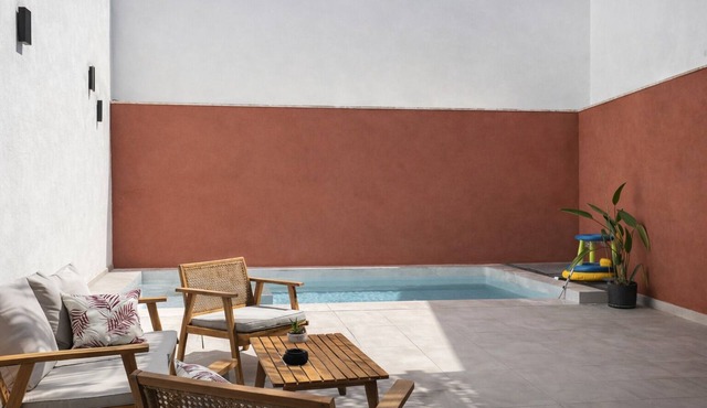 Modern House With Pool Merida Downtown
