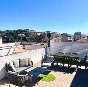 Penthouse with amazing terrace, 9p 3bd