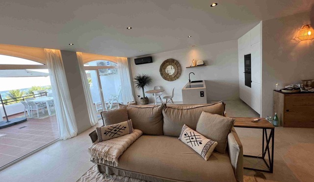 Wohnung mit Meerblick am Strand Playa den Bossa