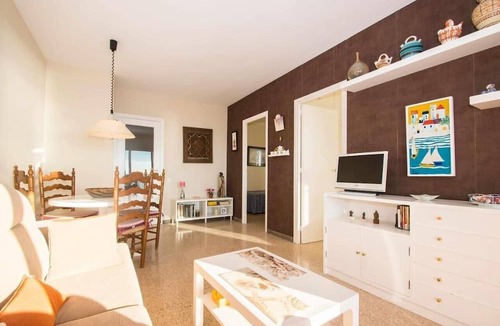 Canet de Mar Apartment | Apartment with Sea View, Terrace, and Beachfront Location