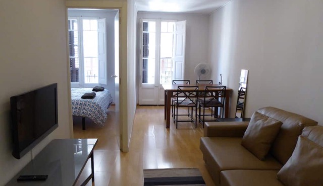 Lovely flat for rent by days in Barcelona center, Gracia. Sunny light, comfort and quiet.