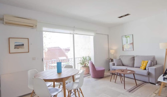 Sunny hideaway above the rooftops of Chueca